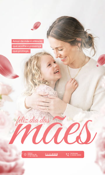 DIA DAS MÃES 10 DE MAIO FELIZ DIA DAS MÃES PSD EDITÁVEL 4