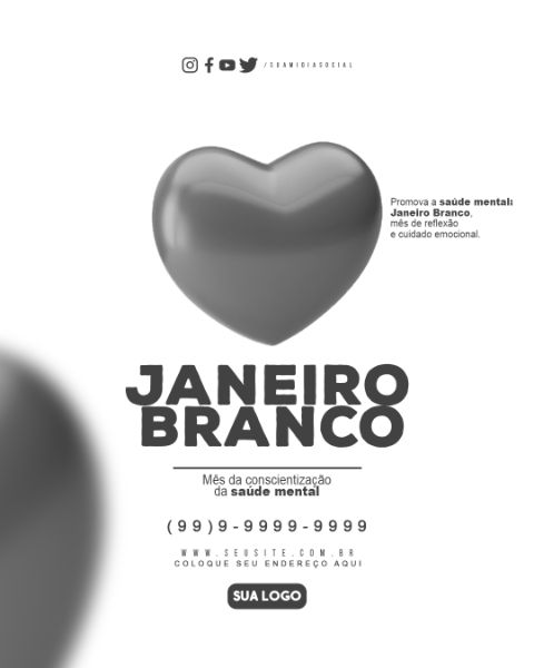 JANEIRO BRANCO MÊS DA CONCIENTIZAÇÃO DA SAÚDE MENTAL FEED
