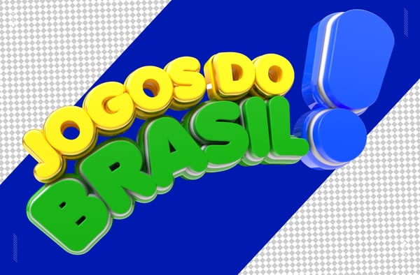 Jogos do Brasil Copa do Mundo PSD Editável