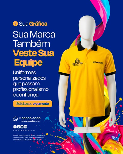 GRÁFICA E COMUNICAÇÃO VISUAL SOCIAL MEDIA PSD EDITÁVEL 8