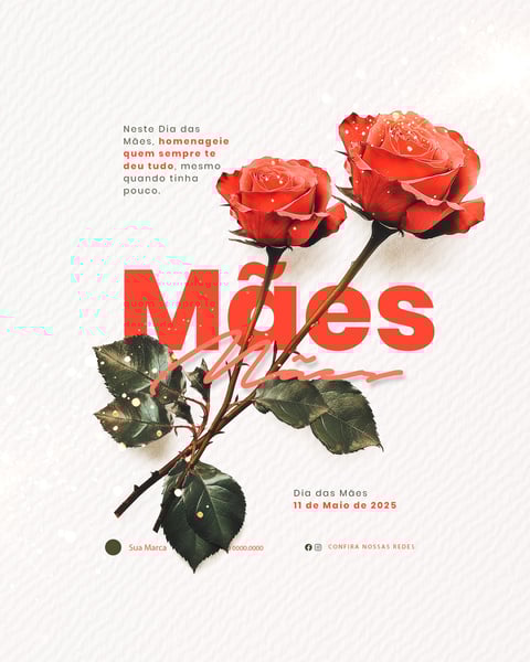 DIA DAS MÃES PARABÉNS PELO SEU DIA MÃE SOCIAL MEDIA FEED