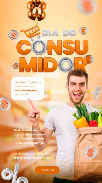 DIA DO CONSUMIDOR VAREJO OFERTA PROMOÇÃO STORY
