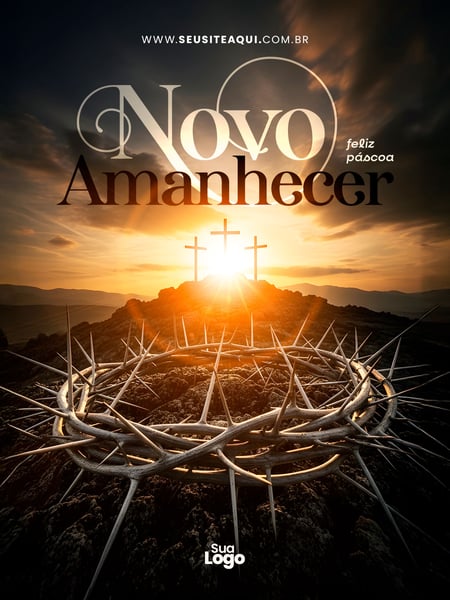 FEED FELIZ PÁSCOA SOCIAL MEDIA PSD EDITÁVEL 01