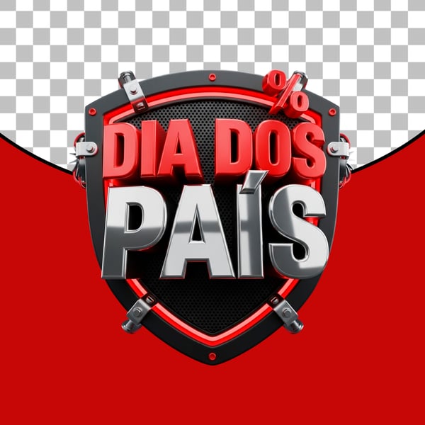 SELO 3D  DIA DOS PAIS  4