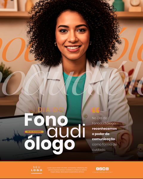 DIA DO FONOAUDIÓLOGO 09 DE DEZEMBRO SOCIAL MEDIA PSD EDITÁVEL 4