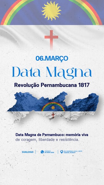 DATA MAGNA REVOLUÇÃO PERNAMBUCANA 1817 PERNAMBUCO PSD EDITÁVEL 1 st