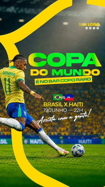 COPA DO MUNDO BRASIL VS HAITI FUTEBOL JOGO STORY