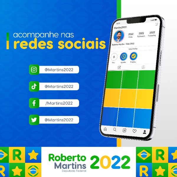 TEMPLATE CAMPANHA POLÍTICA BRASIL POST INSTAGRAM