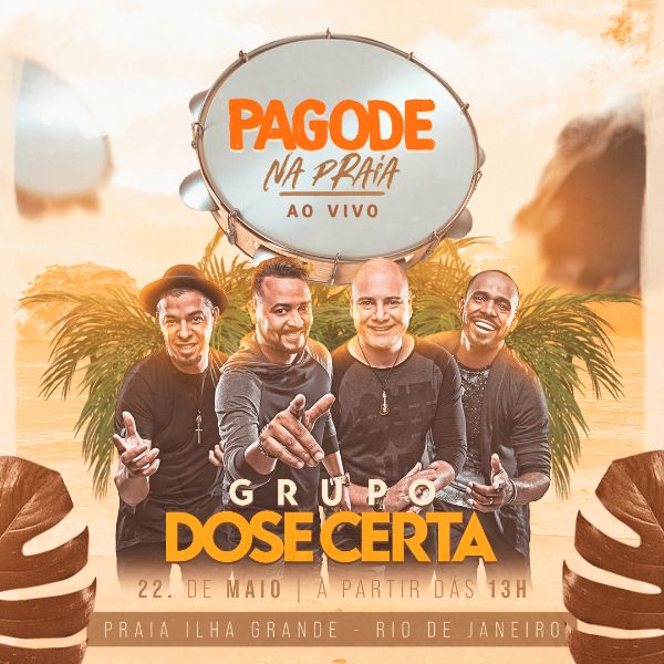 OFM - FLYER PAGODE NA PRAIA AO VIVO EDITÁVEL.psd