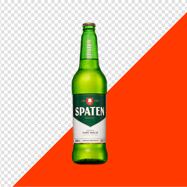GARRAFA CERVEJA SPATEN PNG TRANSPARENTE SEM FUNDO