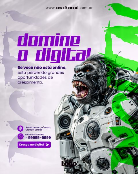 FEED VERTICAL - AGÊNCIA DE MARKETING DIGITAL | PSD EDITÁVEL