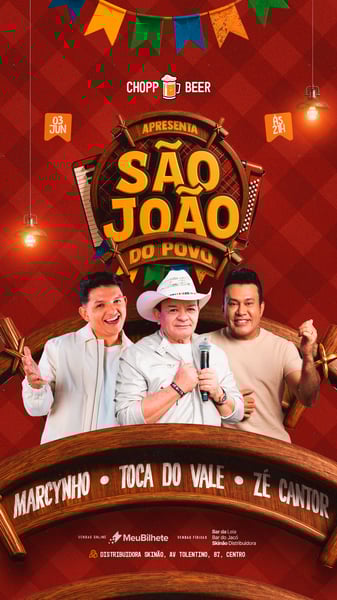 SÃO JOÃO - FLYER/ AGENDA/THUMBS