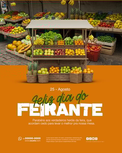 25 AGOSTO DIA DO FEIRANTE 