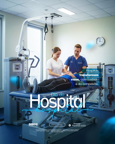 DE JULHO - DIA DO HOSPITAL - FLYER SOCIAL MEDIA PSD EDITÁVEL 12