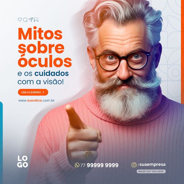 MITOS SOBRE ÓCULOS | SOCIAL MEDIA - ÓTICA