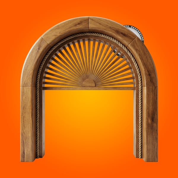 ARCO DE MADEIRA 3D