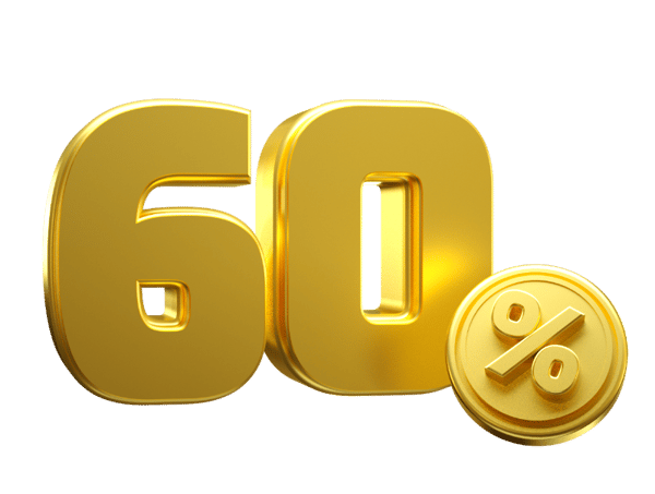 NÚMERO PORCENTAGEM FONTE GOLD 3D