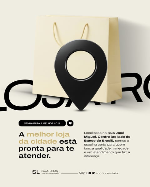 SOCIAL MEDIA LOJA DE ROUPA FEMININA