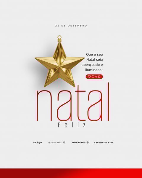 feliz natal flyer