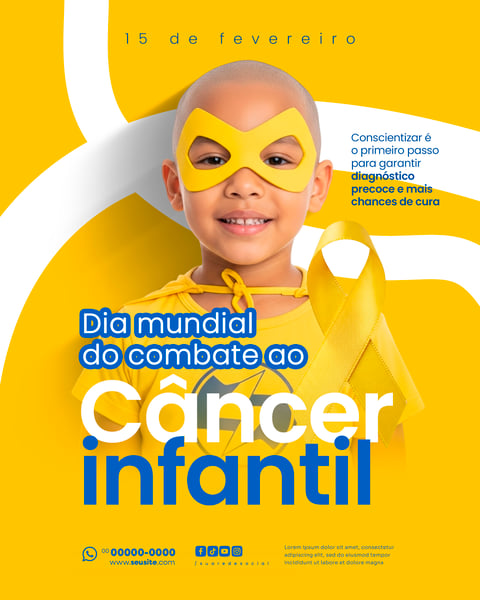 DIA MUNDIAL DE COMBATE AO CANCER INFANTIL