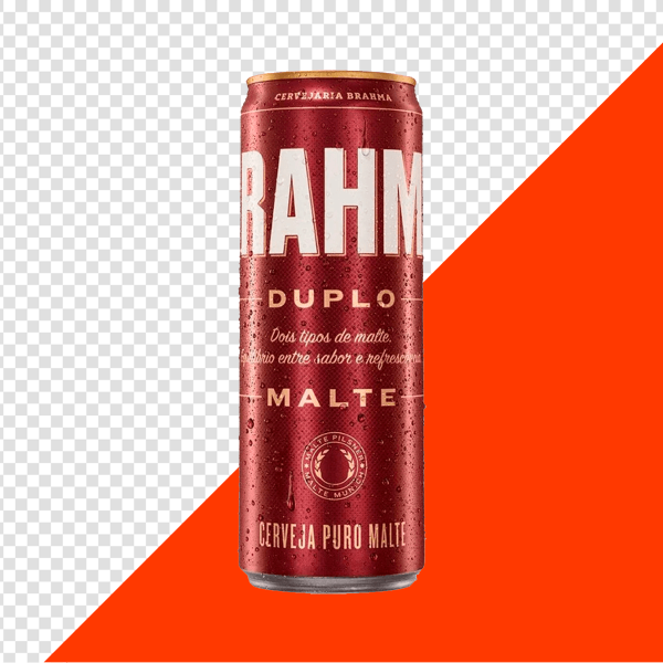 LATA CERVEJA DUPLO MALTE PNG TRANSPARENTE SEM FUNDO