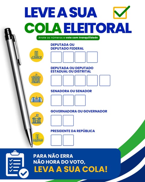 LEVE A SUA COLA ELEITORAL
