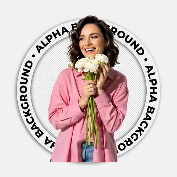 MULHER SEGURANDO UMA FLOR NAS MÃOS PARA O DIA DAS MULHERES 03