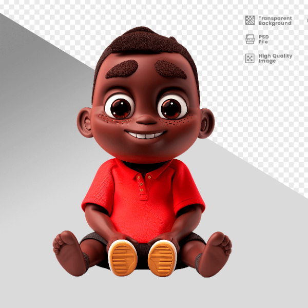 MASCOTE 3D PERSONAGEM PARA COMPOSIÇÃO