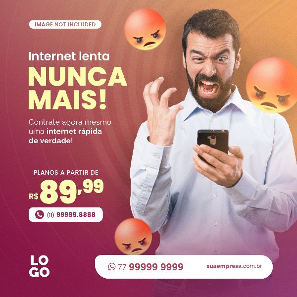 INTERNET LENTA NUNCA MAIS - INTERNET