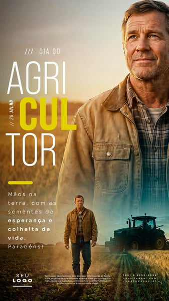 DIA DO AGRICULTOR 28 DE JULHO STORY SOCIAL MEDIA PSD EDITÁVEL 1