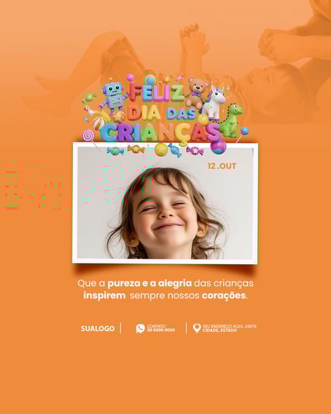 FELIZ DIA DAS CRIANÇAS 12 DE OUTUBRO 5