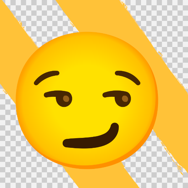 EMOJI SEGUNDAS INTENÇÕES SALIENTE SEM FUNDO TRANSPARENTE PNG