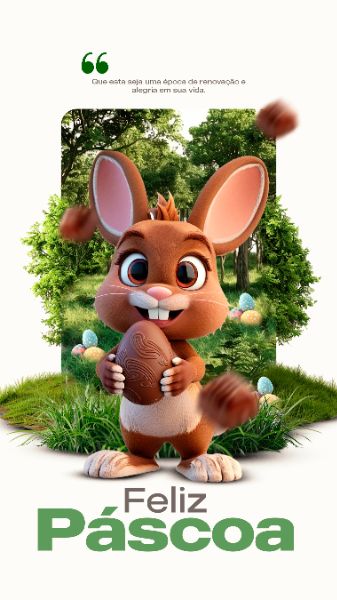 FLYER FELIZ PÁSCOA STORY