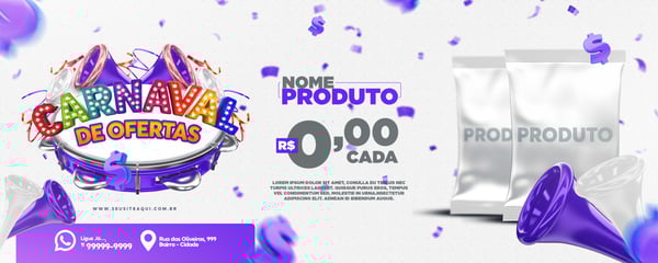 POST SUPERMERCADO CARNAVAL DE OFERTAS BANNER