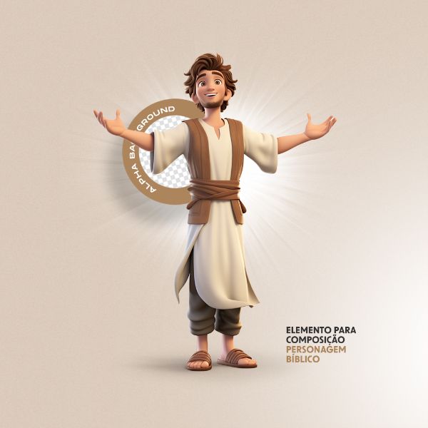 PERSONAGEM BÍBLICO PARA COMPOSIÇÃO - ADORANDO