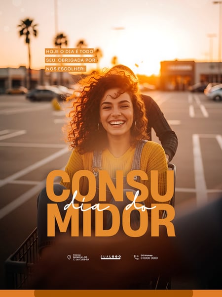 Social Media Dia do Consumidor 15 de Março Obrigado PSD Editável 4