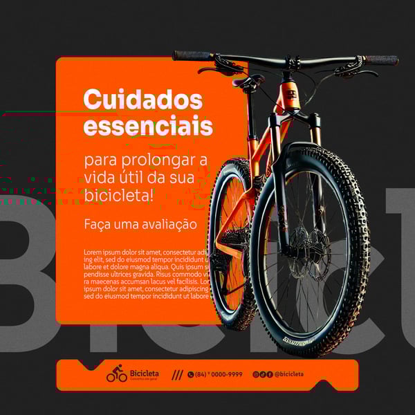 LOJA DE BICICLETA - CUIDADOS ESSENCIAIS