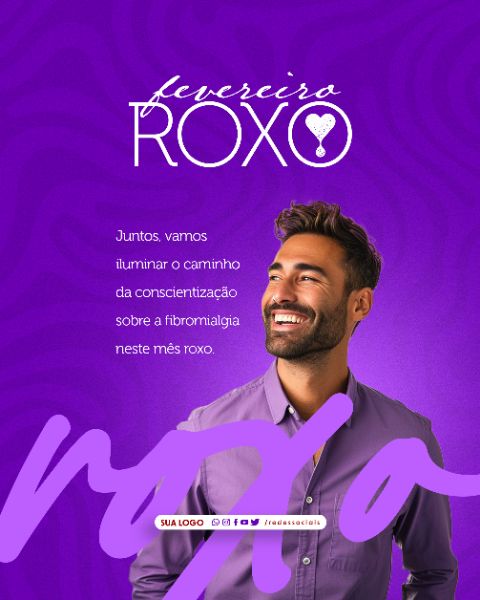 SOCIAL MEDIA - FEVEREIRO ROXO - VAMOS ILUMINAR O CAMINHO
