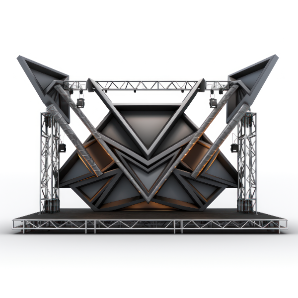 BACKGROUND ESTRUTURA DE PALCO SHOW EVENTO PARA COMPOSIÇÃO SOCIAL MEDIA