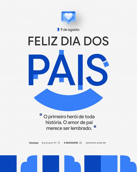 DIA DOS PAIS FLYER SOCIAL MEDIA PSD 5