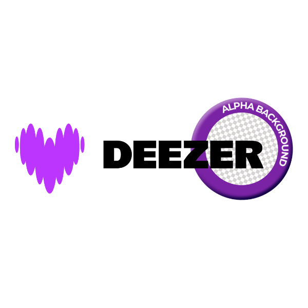 LOGO PLATAFORMA DE MÚSICA DIGITAL DEEZER PNG TRANSPARENTE SEM FUNDO