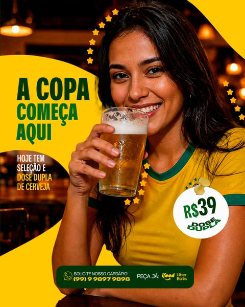 SOCIAL MEDIA BAR COPA COMEÇA AQUI PSD EDITÁVEL