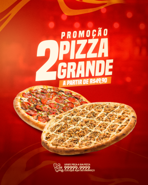 PROMOÇÃO 2 PIZZA GRANDE