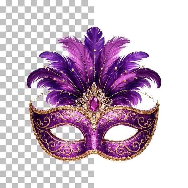 MÁSCARA DE CARNAVAL EM PNG TRANSPARENTE