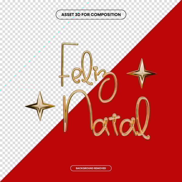 LETTERING FELIZ NATAL