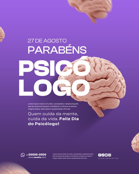 27 DE AGOSTO DIA DO PSICÓLOGO