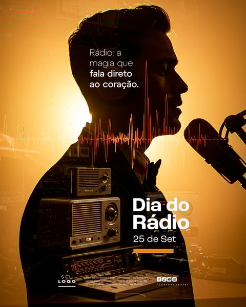 DIA DO RÁDIO 25 DE SETEMBRO SOCIAL MEDIA PSD EDITÁVEL 2