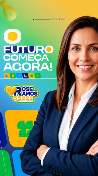 CAMPANHA ELEITORAL POLÍTICA ELEIÇÃO DEPUTADO PREFEITO VEREADOR FLYER PSD EDITÁVEL 4 STORY