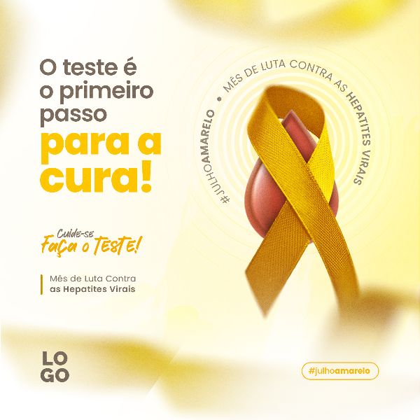 O TESTE É O PRIMEIRO PASSO JULHO AMARELO