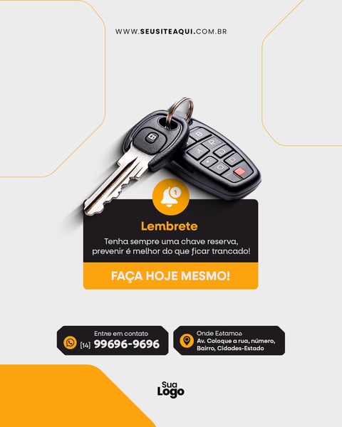 Post Feed Vertical - Chaveiro - Social Media